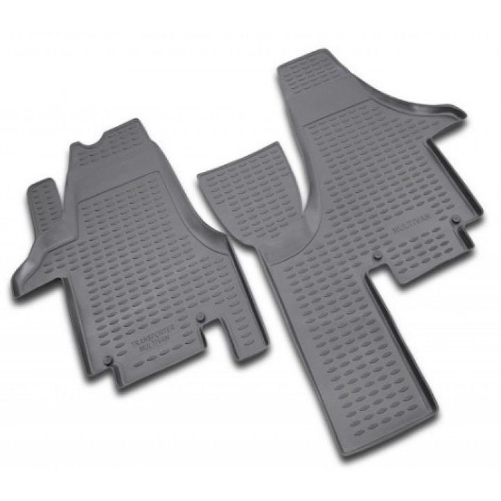 Коврики в салон для Volkswagen T5 '03-15 Multivan, полиуретановые Element-Novline