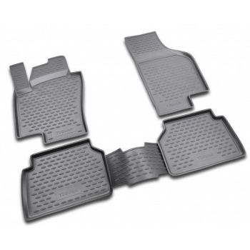 Коврики в салон для Volkswagen Tiguan '07-16, полиуретановые Element-Novline