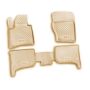 Коврики в салон для Volkswagen Touareg 2 '10-18 бежевые, полиуретановые Element-Novline