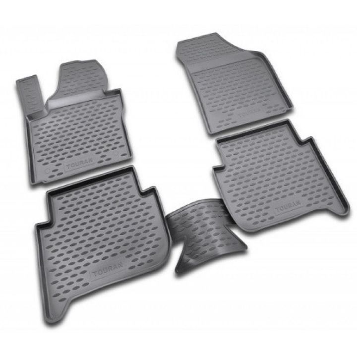Коврики в салон для Volkswagen Touran '03-15, полиуретановые Element-Novline