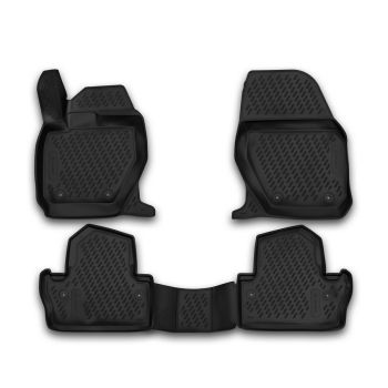 Коврики 3D в салон для Volvo S60 / V60 '10-18, полиуретановые Element-Novline