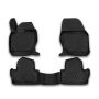 Коврики 3D в салон для Volvo S60 / V60 '10-18, полиуретановые Element-Novline
