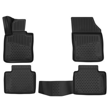 Коврики 3D в салон для Volvo S90 '16-, полиуретановые Element-Novline