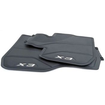 Коврики в салон оригинальные для BMW X3 G01 2018-, передние резиновые (Original)
