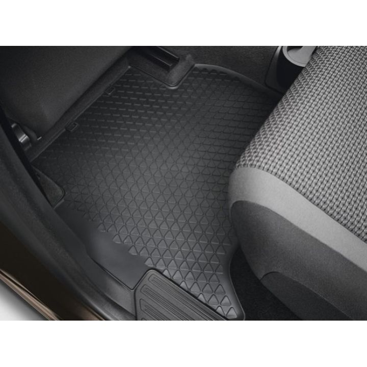 Коврики в салон оригинальные для Volkswagen Amarok '10-, задние резиновые (Original)