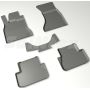 Коврики в салон для Audi A4 (B8) '08-15 резиновые, черные (Seintex)