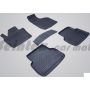 Коврики в салон для Audi Q3 '11-18 резиновые, черные (Seintex)