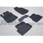 Коврики в салон для Chevrolet Aveo '11- T300 резиновые, черные (Seintex)