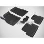 Коврики в салон для Chevrolet Cruze '09-16 резиновые, черные (Seintex)