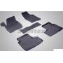Коврики в салон для Chevrolet Niva '02- резиновые, черные (Seintex)