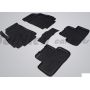 Коврики в салон для Chevrolet Orlando '11- резиновые, черные (Seintex)