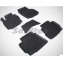 Коврики в салон для Ford Mondeo 4 '07-14 резиновые, черные (Seintex)