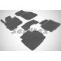 Коврики в салон для Ford Mondeo 5 '15- резиновые, черные (Seintex)