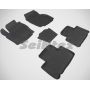 Коврики в салон для Ford S-Max '06-15 резиновые, черные (Seintex)
