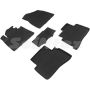 Коврики в салон для Hyundai Tucson '18- резиновые, черные (Seintex)