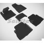 Коврики в салон для Kia Sorento 2010 - 2013 XM резиновые, черные (Seintex)