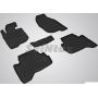 Коврики в салон для Mitsubishi L200 / Triton '05-15 резиновые, черные (Seintex)