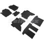 Коврики в салон для Nissan Pathfinder '05-14 резиновые, черные (Seintex)
