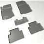 Коврики в салон для Nissan Qashqai '14- резиновые, черные (Seintex)