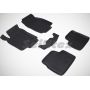 Коврики в салон для Opel Astra H '04-15 резиновые, черные (Seintex)