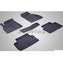 Коврики в салон для Opel Insignia '09-17 резиновые, черные (Seintex)