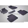 Коврики в салон для Peugeot 301 '12- резиновые, черные (Seintex)