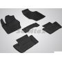 Коврики в салон для Peugeot 408 '12- резиновые, черные (Seintex)