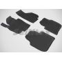 Коврики в салон для Skoda Superb '09-14 резиновые, черные (Seintex)