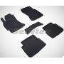 Коврики в салон для Subaru Forester '08-12 резиновые, черные (Seintex)