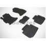 Коврики в салон для Subaru Forester '13-18 резиновые, черные (Seintex)