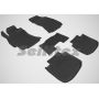 Коврики в салон для Subaru Legacy '10-14 резиновые, черные (Seintex)