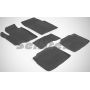 Коврики в салон для Suzuki SX4 '13- резиновые, черные (Seintex)