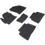 Коврики в салон для Toyota Corolla 2019- резиновые, черные (Seintex)