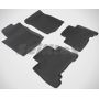 Коврики в салон для Toyota LC Prado 150 '10- резиновые, черные (Seintex)