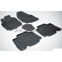 Коврики в салон для Toyota RAV4 2006-2012 Long резиновые, черные (Seintex)