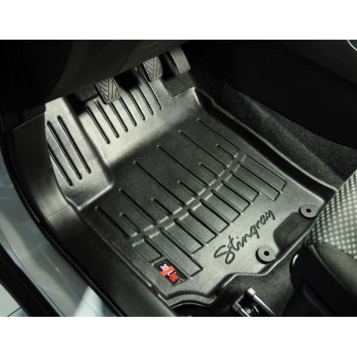 Коврики в салон 3D для Volkswagen Tiguan '07-16, полиуретан ТЭП (Stingray)
