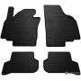 Коврики в салон для Volkswagen Golf Plus V '05-09, резиновые черные (Stingray)