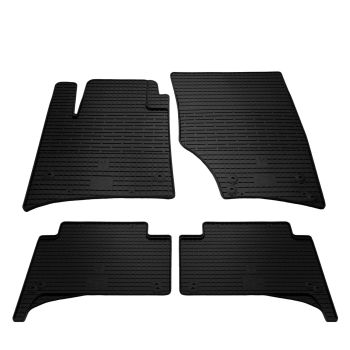 Коврики в салон для Volkswagen Touareg '02-09, резиновые черные (Stingray)