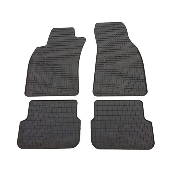 Коврики в салон для Audi A6 (C6) 2004-, резиновые черные  (Stingray)