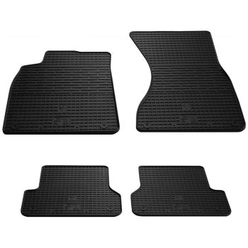 Коврики в салон для Audi A6 (C7) 2011-, резиновые черные  (Stingray)