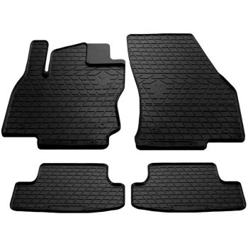 Коврики в салон для Audi Q2 2016-, резиновые черные  (Stingray)