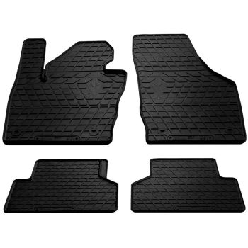Коврики в салон для Audi Q3 2011-, резиновые черные  (Stingray)