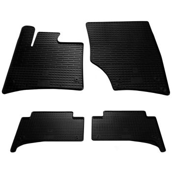 Коврики в салон для Audi Q7 2005-2015, резиновые черные  (Stingray)