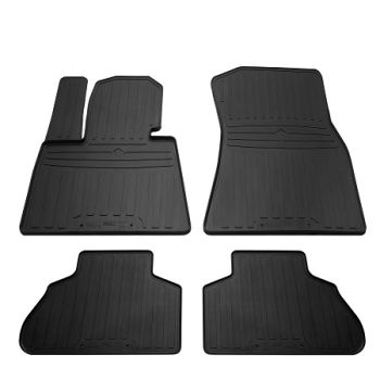 Коврики в салон для BMW X5 (G05) 2018-, резиновые черные  (Stingray)