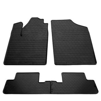Коврики в салон для Citroen Berlingo 1999-2008, резиновые черные  (Stingray)