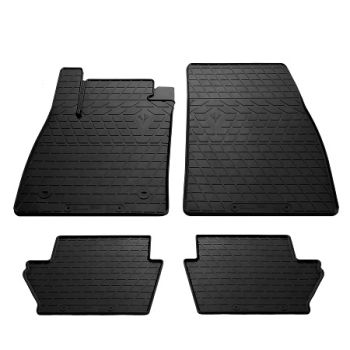 Коврики в салон для Ford Fiesta 2017-, резиновые черные  (Stingray)