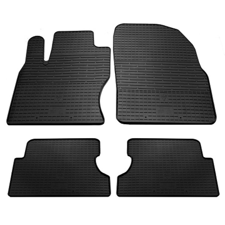 Коврики в салон для Ford Focus II 2004-2011, резиновые черные  (Stingray)