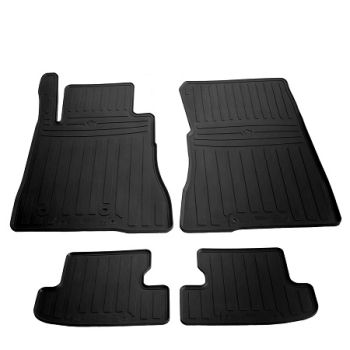 Коврики в салон для Ford Mustang VI 2014-, резиновые черные  (Stingray)