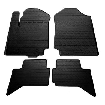 Коврики в салон для Ford Ranger 2011-, резиновые черные  (Stingray)