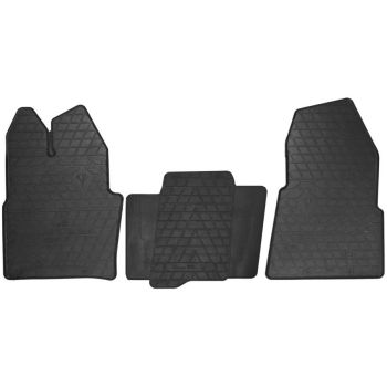 Коврики в салон для Ford Transit 2014-, резиновые черные  (Stingray)